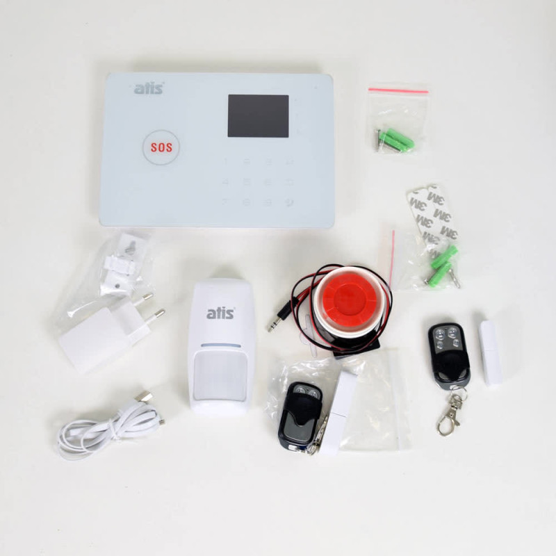 Комплект беспроводной GSM сигнализации ATIS Kit GSM+WiFi 130 (распродажа 690) со встроенной клавиатурой