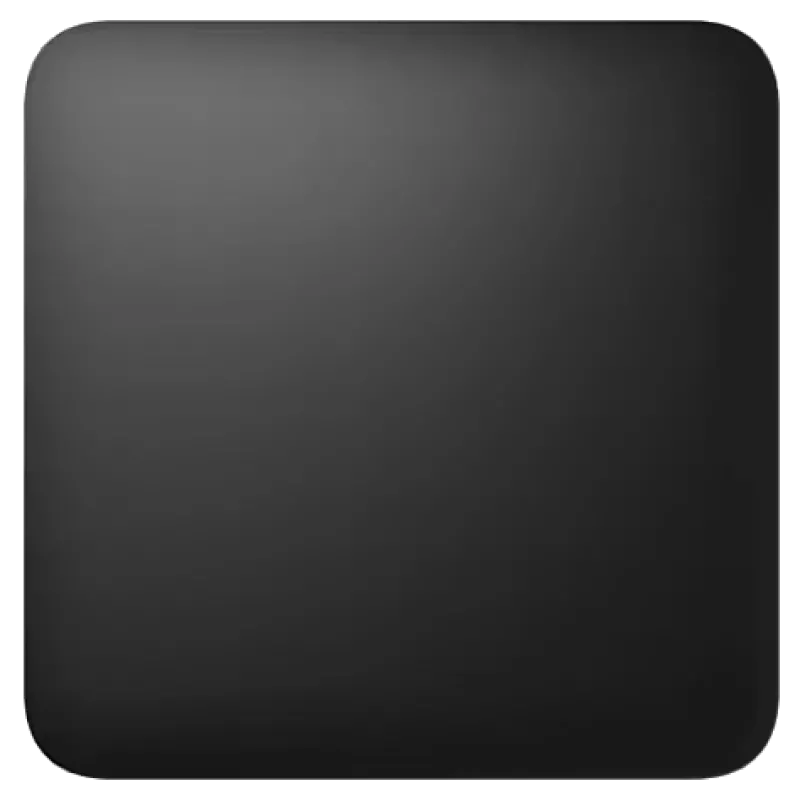 Ajax SoloButton (1-gang/2-way) [55] black Кнопка для одноклавішного чи прохідного вимикача