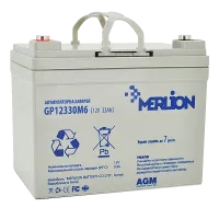 MERLION AGM GP12330M6 12 V 33 Ah Аккумуляторная батарея