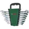 Bosch (1600A027PS) з тріскачкою 8 шт Набір ключів комбінованих