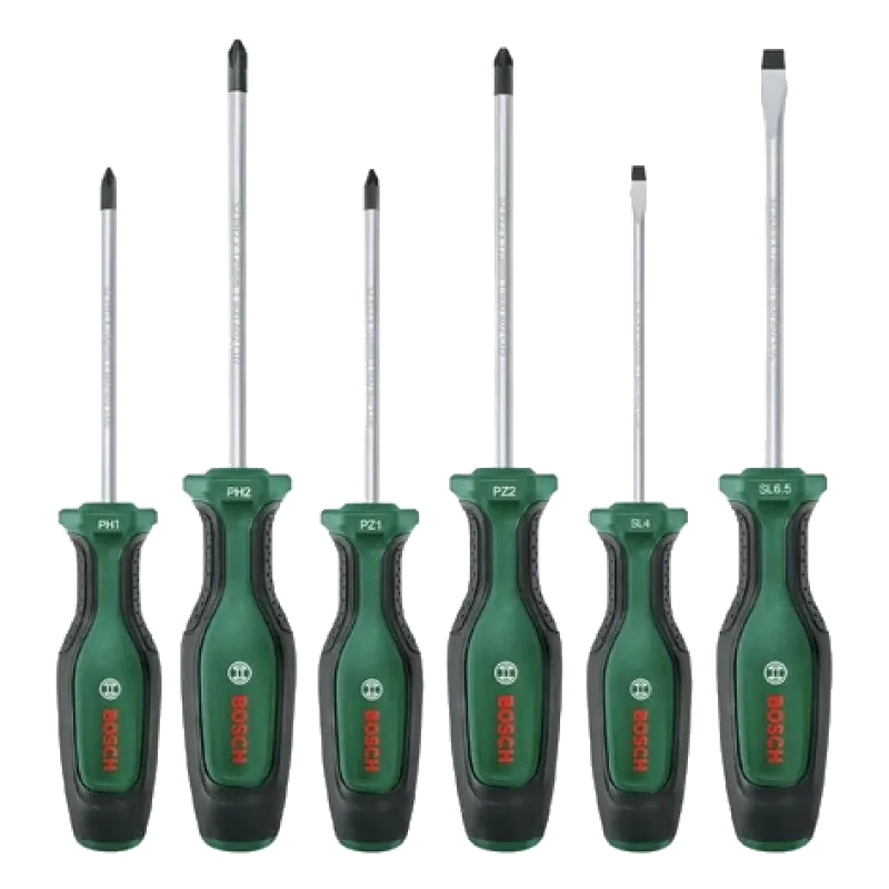 Bosch (1600A02BX7) PH/PZ/SL 6 шт Набор отверток