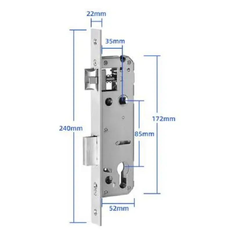 SEVEN LOCK SL-7762BF Умный замок (врезная часть 3585)