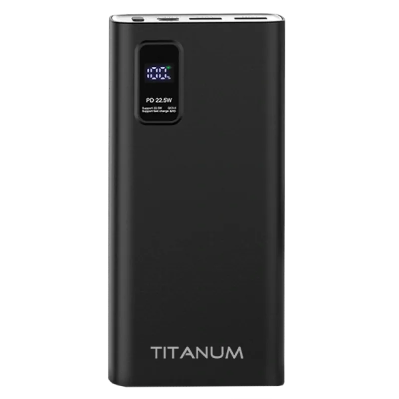 TITANUM 727S 20000mAh 22.5W Black Повербанк