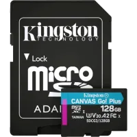 Kingston microSDXC 128 Гб U3 V30 A2 (SDCG3/128GBSP) Карта пам’яті