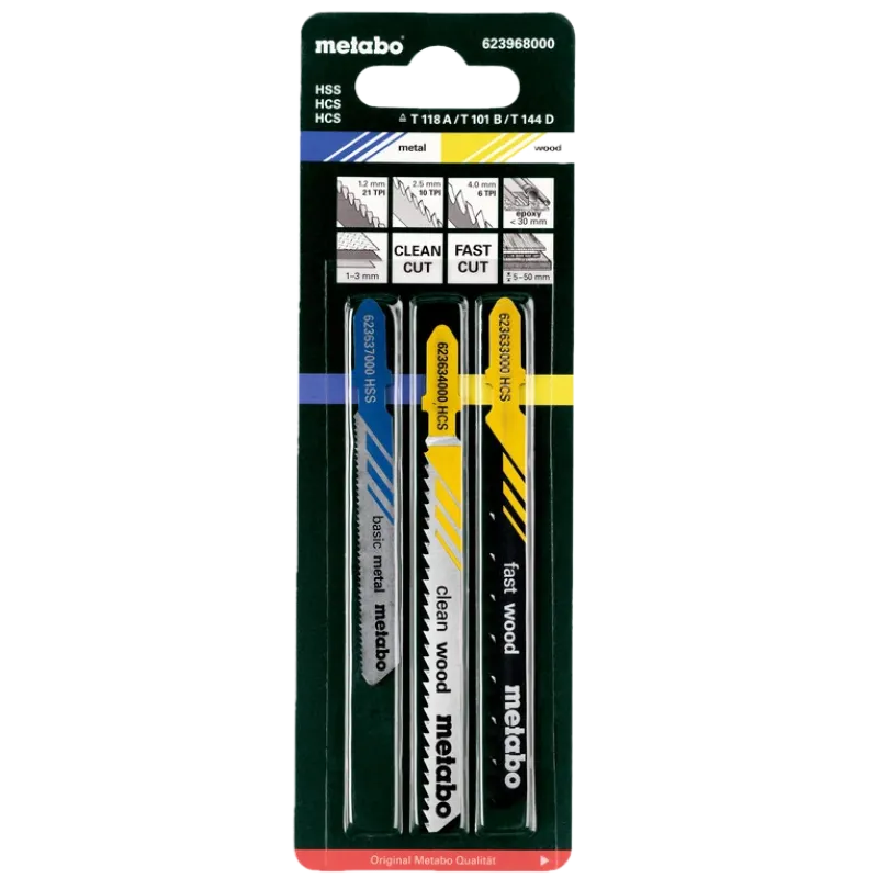 Metabo (623968000) Пильные полотна для лобзика