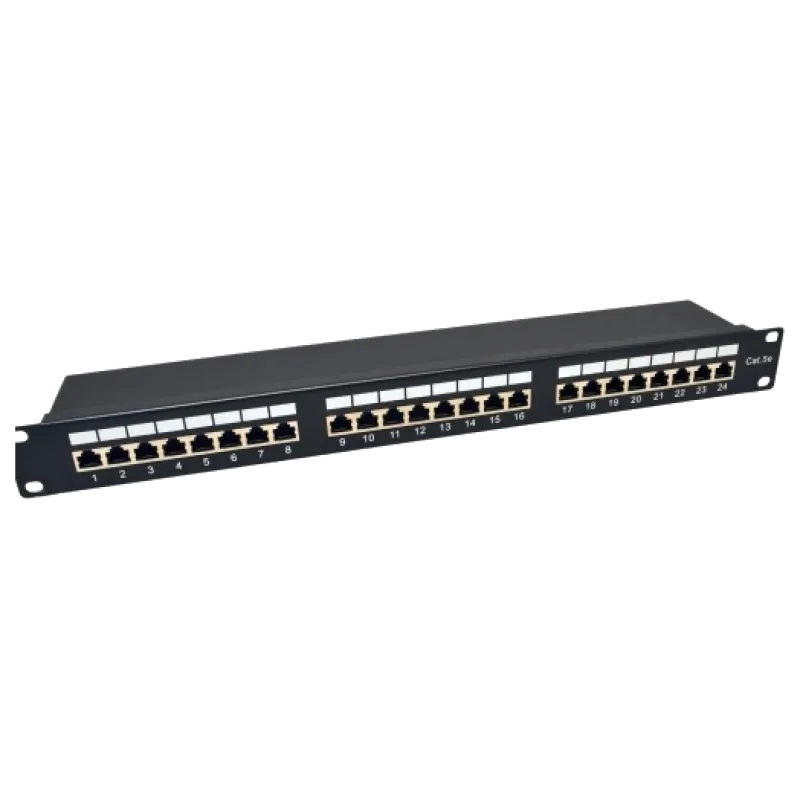 19″ 24xRJ-45 FTP кат. 5e Патч-панель