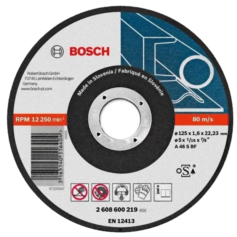 Bosch 125 x 1.6 мм (2608600219) Отрезной круг для металла