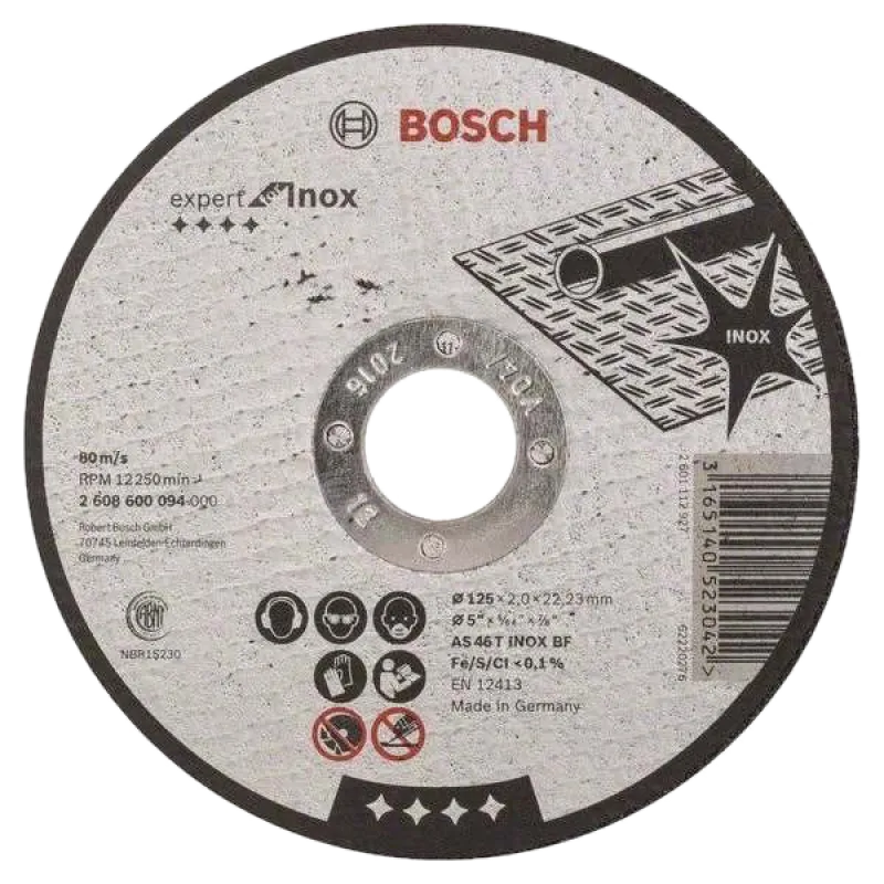 Bosch 125 x 1 мм (2608600549) Відрізний круг для нержавіючої сталі