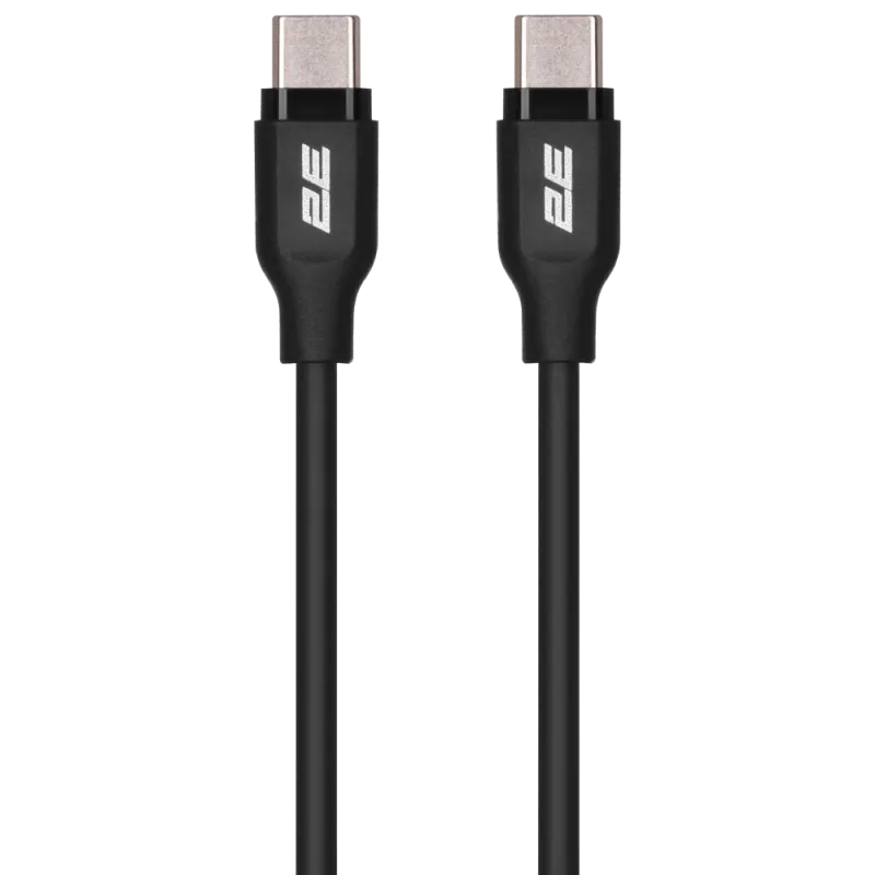 2E Type-C Glow USB-C > USB-C Кабель зарядки/синхронизации 1м 60Вт черный