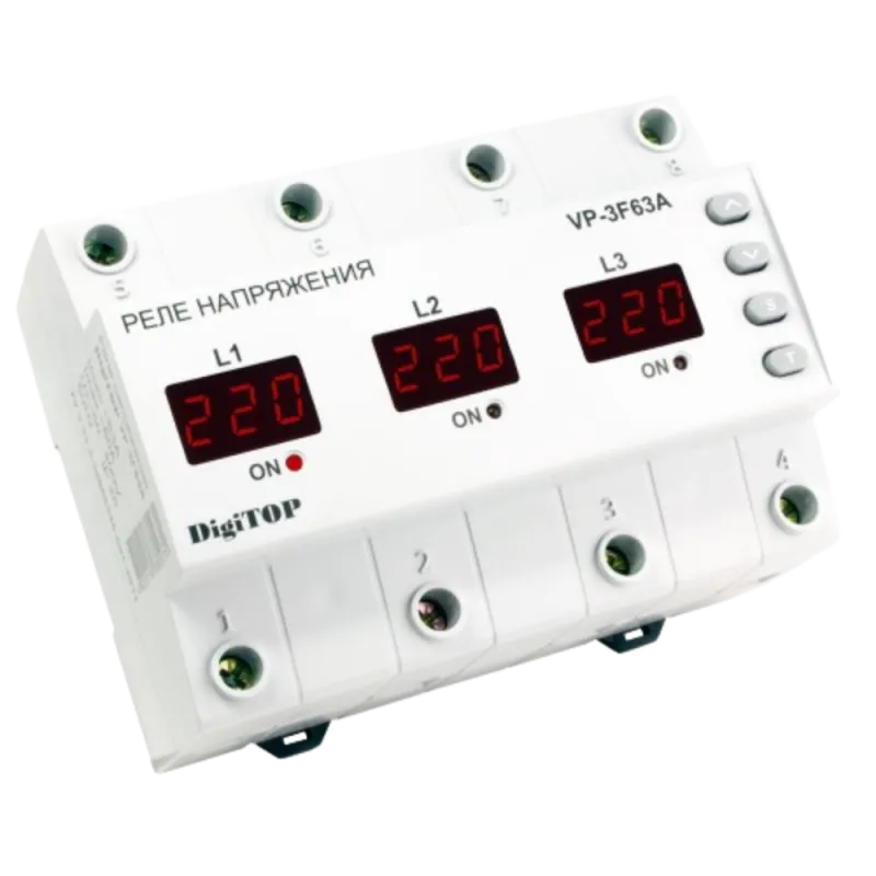 VP-3F63А DigiTop Реле напряжения