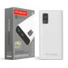 TITANUM 727S White 20 000 мА•ч Повербанк