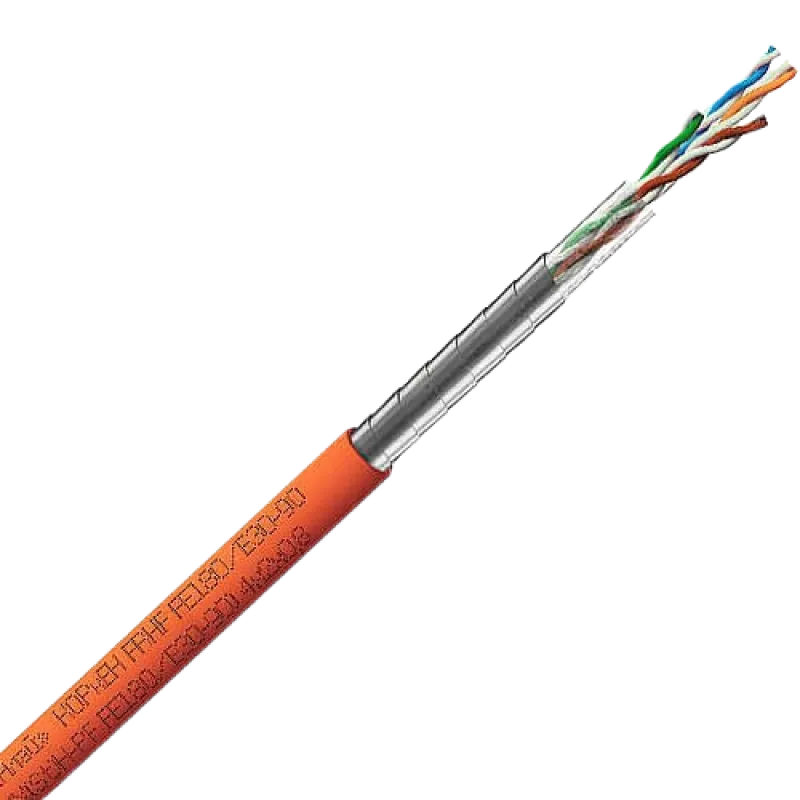 Кабель Алай КОРкЕН FRHF FE180/Eк90 (J-HX(St)H-PF FE180) 1х2х0,8 мм (бухта 300м.)