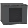 IPCOM 12U 600x450 Шафа телекомунікаційна двері перф(чорна)