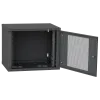 IPCOM 12U 600x450 Шафа телекомунікаційна двері перф(чорна)