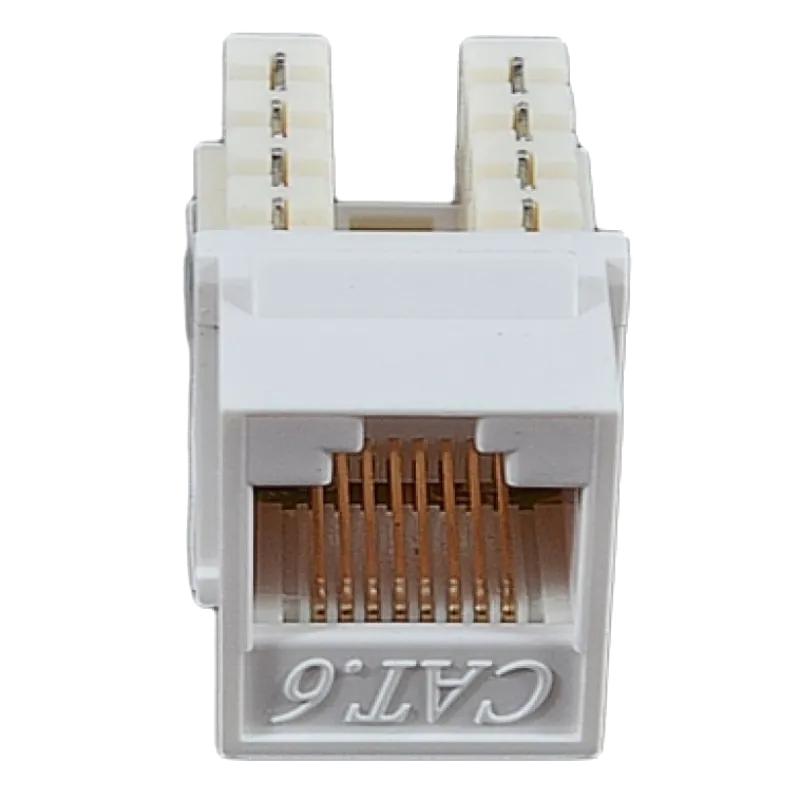 EPNew 6KTVM-U0WH Модуль KeyStone RJ45 UTP, кат. 6, 110, Slim, W – 16.6 мм, белый
