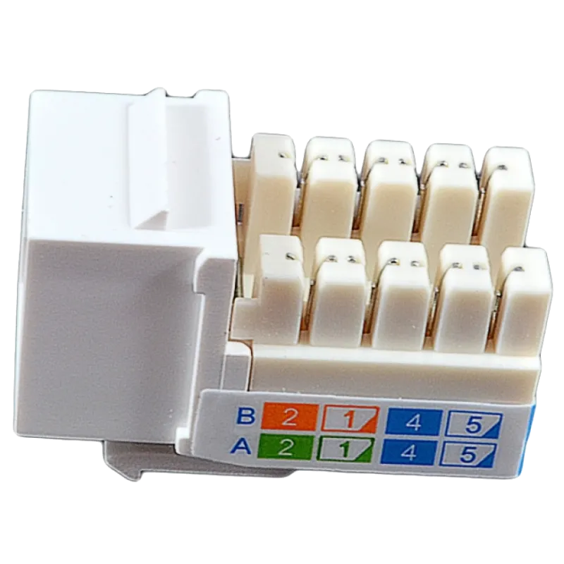 EPNew 6KTVM-U0WH Модуль KeyStone RJ45 UTP, кат. 6, 110, Slim, W – 16.6 мм, белый
