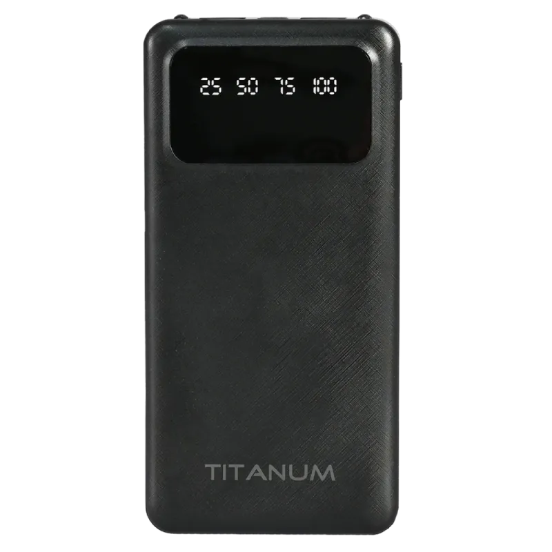 TITANUM OL21 Black 10000mAh Повербанк