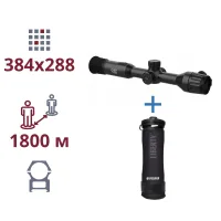 AGM Adder TS35-384 + LifeSaver Liberty Black Акция тепловизор и портативный очиститель воды