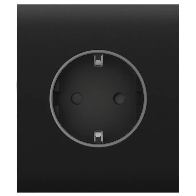 Ajax CenterCover (basic) [type F] Black Фронтальная панель