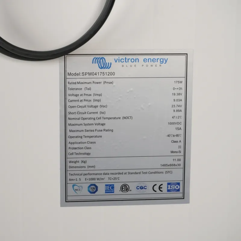 Victron Energy 175W-12V 4a, 175Wp, Mono PV модуль