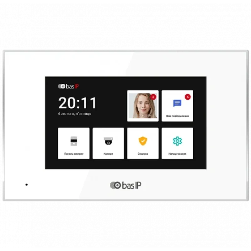 BAS-IP AQ-07LL (white) Відеодомофон