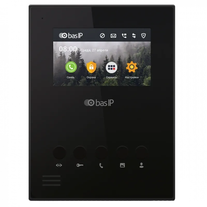 Bas-IP AU-04LA black Відеодомофон