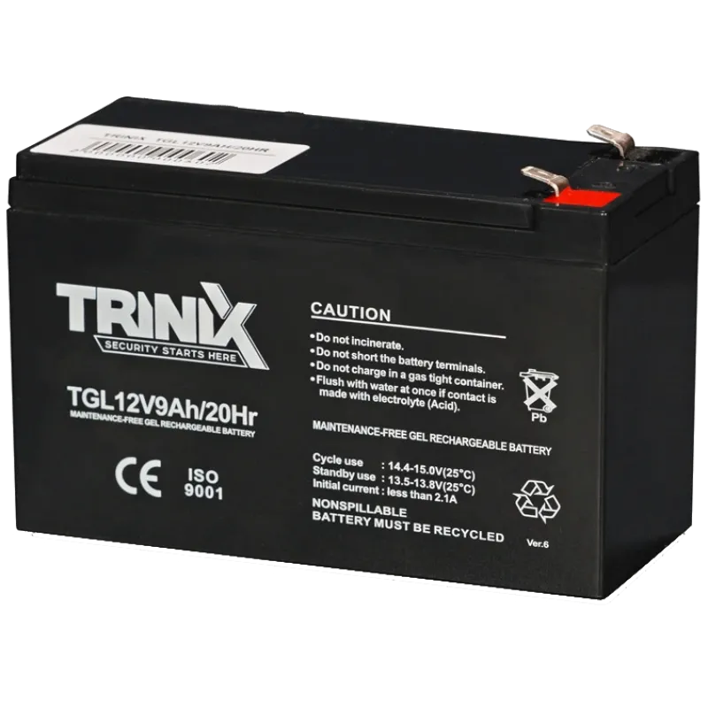 TRINIX GEL Super Charge TGL12V9Ah Акумуляторна батарея