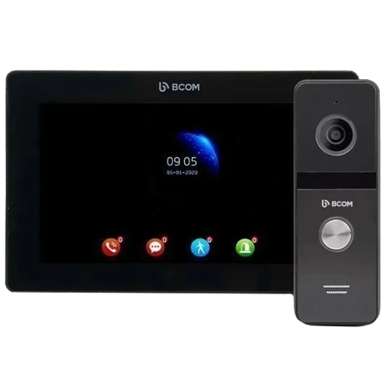 BCOM BD-770FHD/T Black Kit Комплект відеодомофона