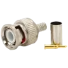 BNC-M - RG-58 crip + жовтий наконечник Q100/2500 Роз'єм