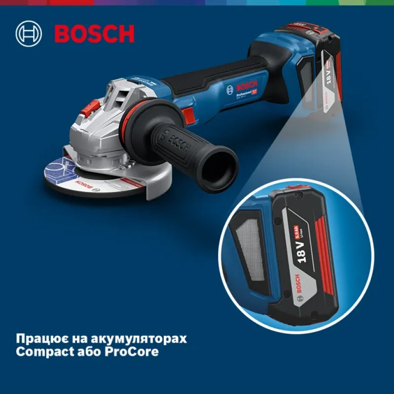 Bosch GWS 18V-11 solo (06019N4100) Кутова шліфмашина