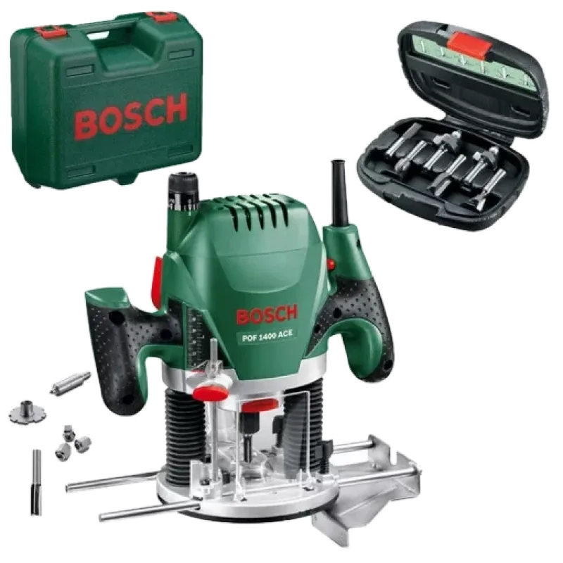 Bosch POF 1400 ACE Фрезер + набор фрез