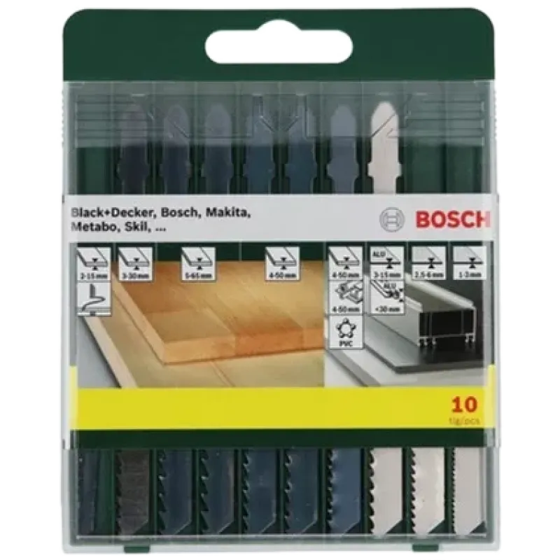 Bosch Promoline 10 шт (2607019461) Набір пильних полотен