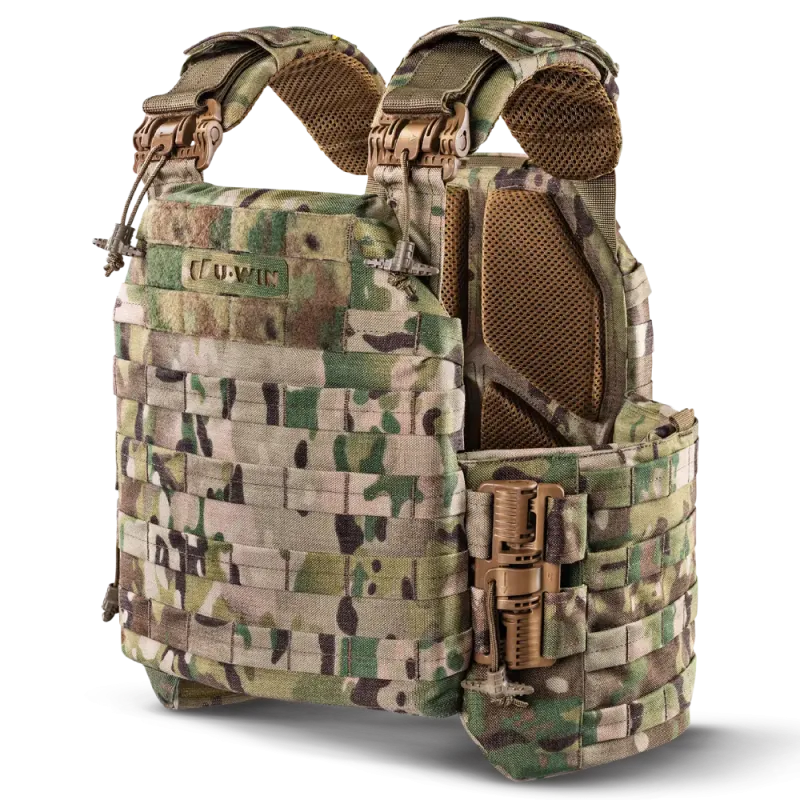 U-WIN Plate Carrier PRO мультикам Плитоноска / тактичний жилет зі швидким скиданням