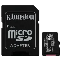Kingston 64GB microSDXC Canvas Select Plus 100R A1 C10 Card + ADP Карта пам'яті