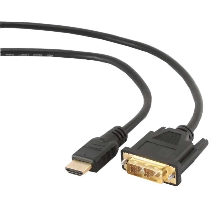 Cablexpert CC-HDMI-DVI-0.5M Кабель HDMI - DVI 18+1pin M, 0.5m
