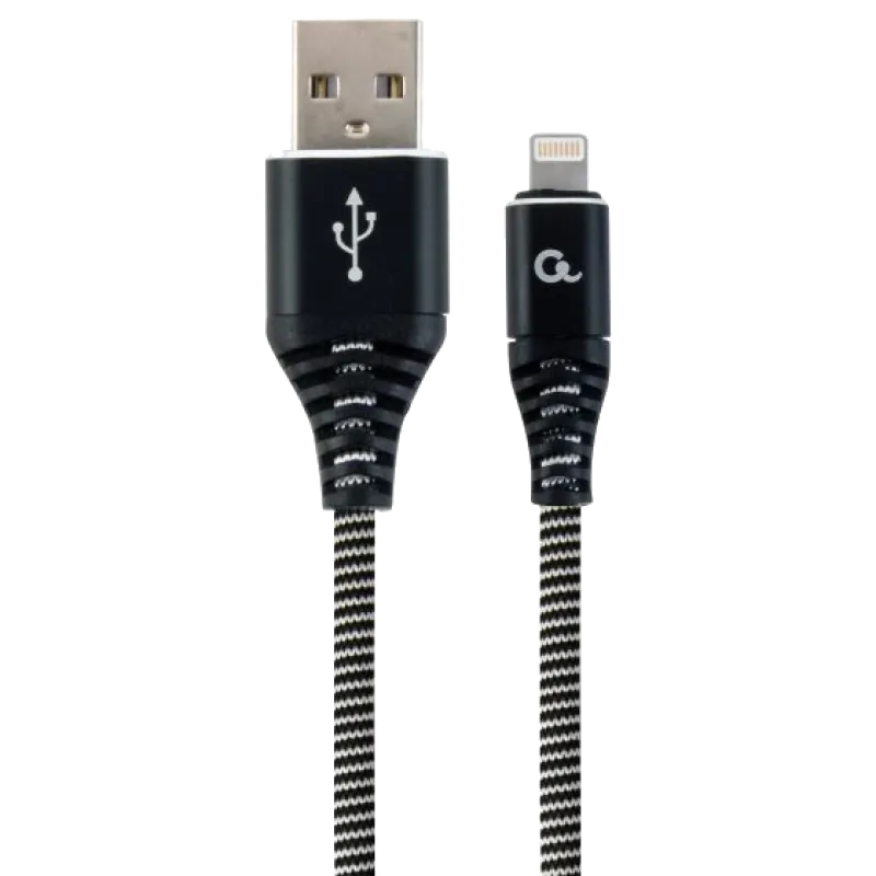 Cablexpert CC-USB2B-AMLM-2M-BW USB 2.0/Lightning 2м Кабель