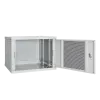 IPCOM 12U 600x600 Шкаф телекоммуникационный дверь перфорация (серая)