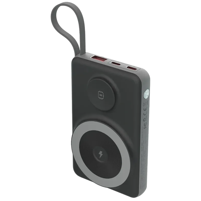 Choetech B695 10 000мА•ч Black с магнитной зарядкой Повербанк