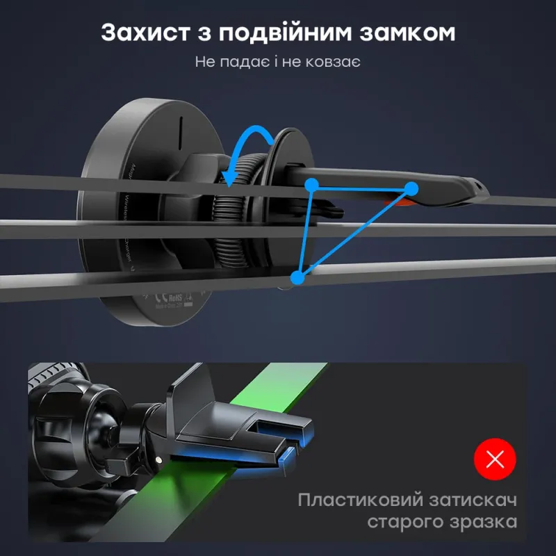 Choetech T205-F Black Автомобільний зарядний пристрій