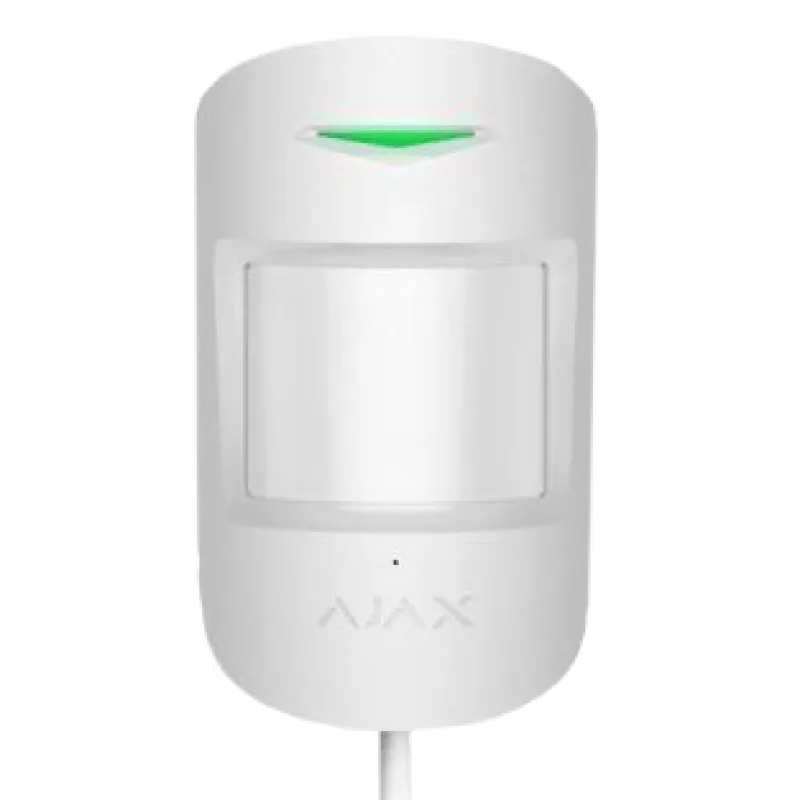 Ajax CombiProtect Fibra white Проводной извещатель движения и разбития стекла