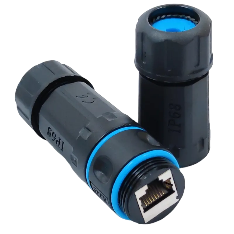 RJ45-RJ45 STP Водонепроникний з'єднувач IP68 кат. 6