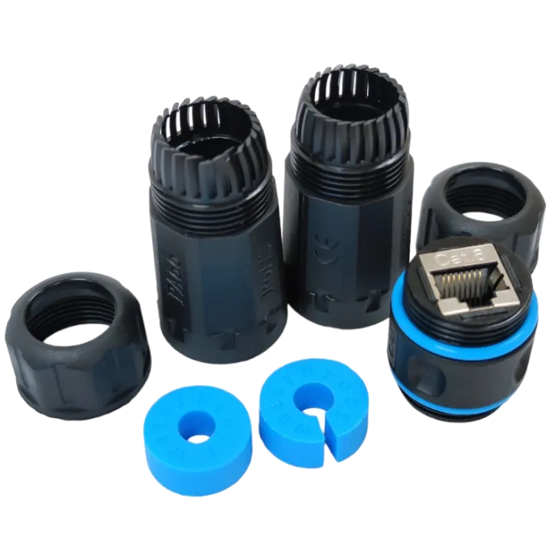 RJ45-RJ45 STP Водонепроникний з'єднувач IP68 кат. 6