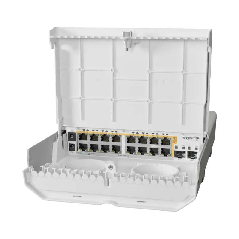 MikroTik CRS318-16P-2S+OUT PoE Коммутатор 16 портов управляемый