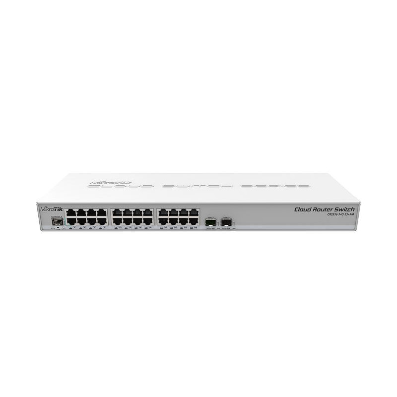 MikroTik CRS326-24G-2S+RM L2 Коммутатор 24 порта управляемый
