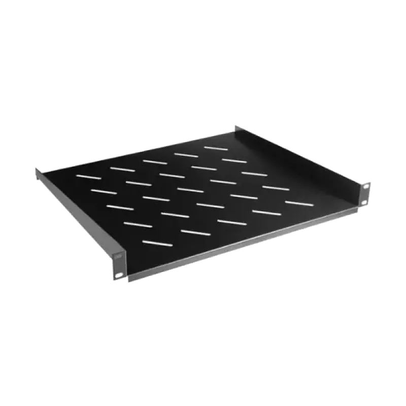 Hypernet CS-400-BLACK Полиця для 19" шафи, глибина 400 мм 1U