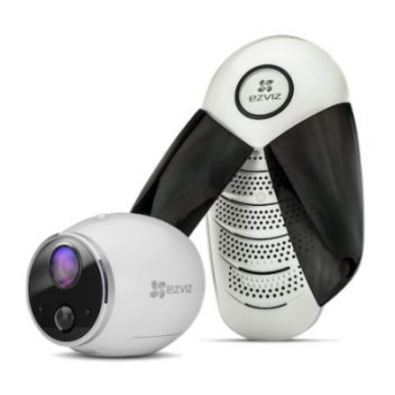 CS-W2S-EUP-B1 1Mп Wi-Fi камера на батарейках EZVIZ з базовою станцією