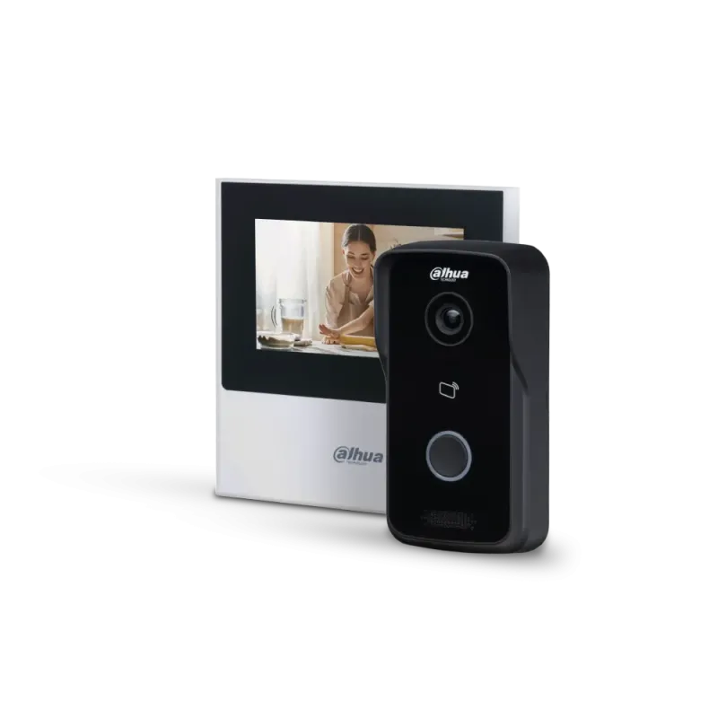 Dahua Mіні DHI-VTH2611L-WP 4.3" Wi-Fi + DHI-VTO2111D-P-S3 Комплект