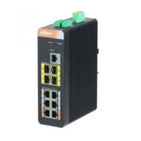 DH-PFS4410-6GT-DP 6-портовий керований комутатор з 6 РоЕ портами