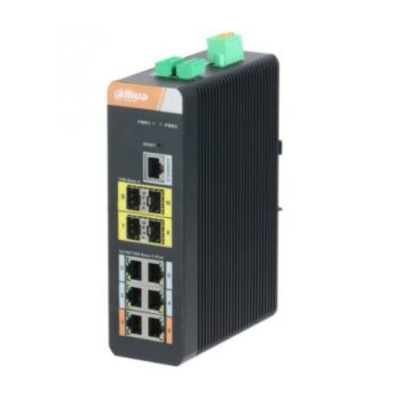 DH-PFS4410-6GT-DP 6-портовий керований комутатор з 6 РоЕ портами