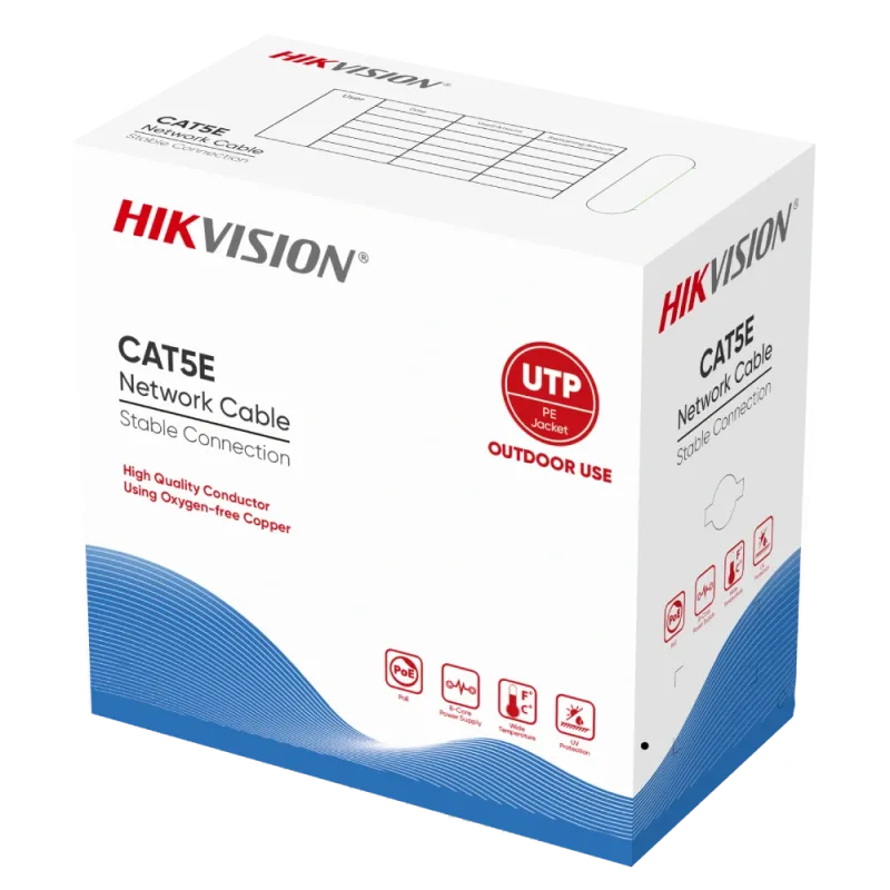 DS-1LN5EO-UU/E Кабель витая пара (для внешней прокладки) UTP CAT 5E